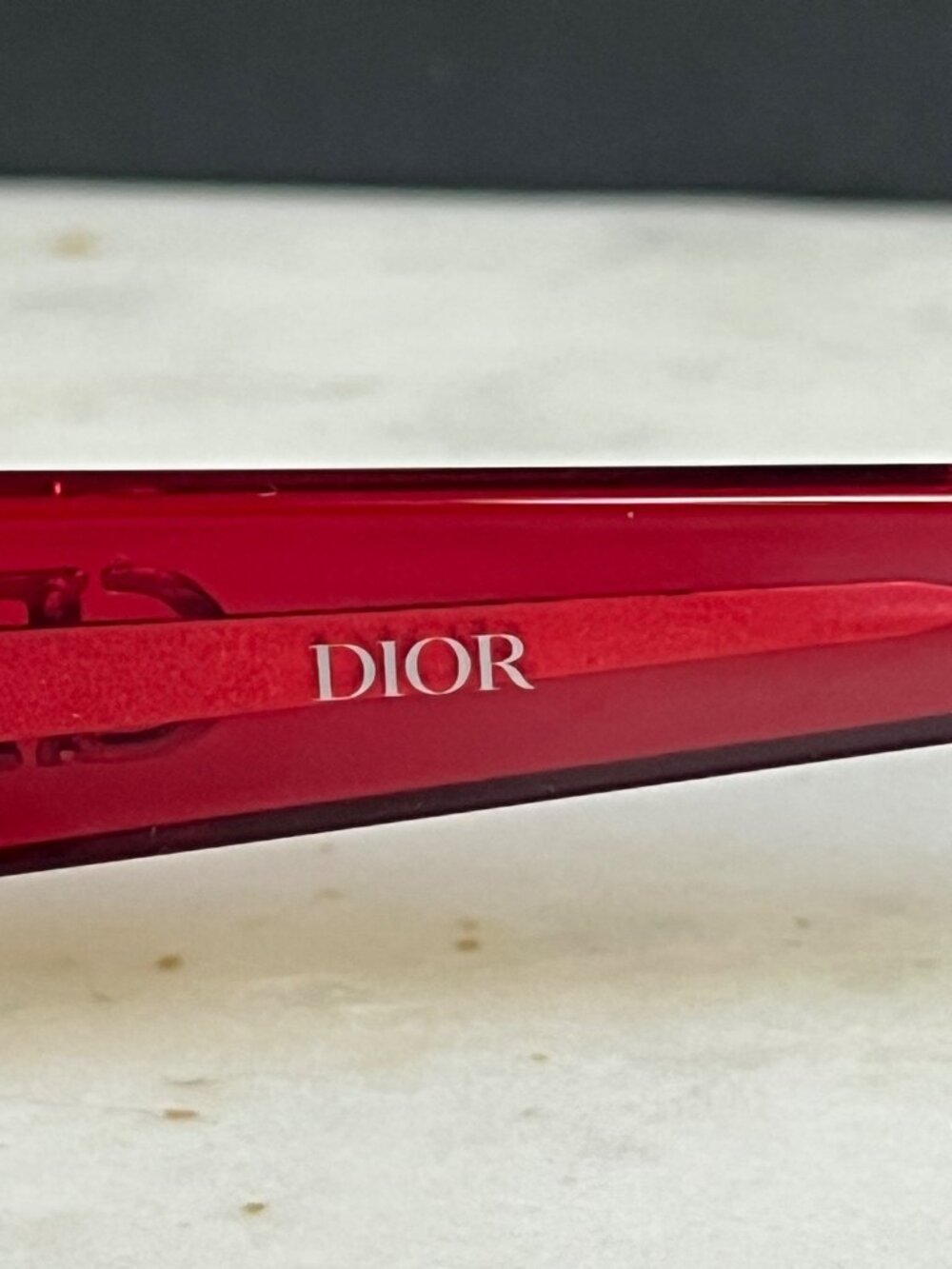 Dior DIORGLOW B1I red cat eye sunglasses - Picture 8 of 10
